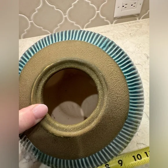 Outdoozie outdoor ‘cobalt’ tabletop Firepot for patio EUC - Picture 3 of 11